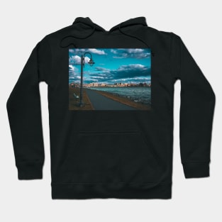 View of Bathurst City, New-Brunswick Canada V4 Hoodie